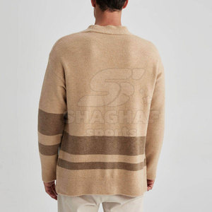 Cardigan pour hommes, léger, en tricot doux, tenue quotidienne chaude, confortable à porter, tenue décontractée simple - Product Image 2