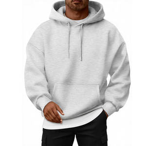 Sweat-shirts amples de qualité supérieure, tissu léger avec capuche réglable et poignets côtelés - Product Image 1