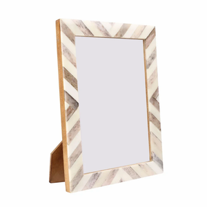 Handmade Bone Inlay Resin Photo Frame Tabletop Vertical 6-Color Printed Polished - Product Image 4
