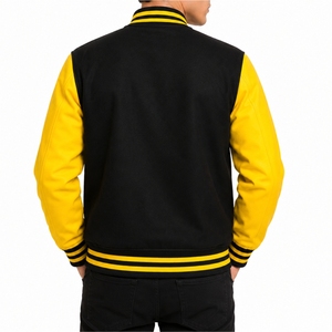 Custom Men Varsity <b>Jacket</b> Contrast Modern Casual Streetwear Style Comfortable Everyday Wear Quality Outerwear Fashion <b>Jacket</b> - Product Image 2