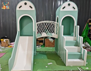 من Wejoy ملعب داخلي صغير للرعاية النهارية للأطفال مع منطقة لعب ناعمة للأطفال معدات متسلقة أطفال مجموعات خشبية للعب للبيع - Product Image 6