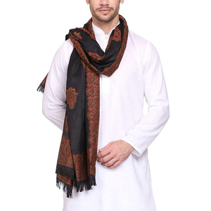 Novedad 2026: Chales de Lana Cálidos de Invierno para Hombre, Estilo Afgano Pashtun, con Logotipo Personalizado, Chal de Cachemira Suave a Cuadros de Lujo para Hombre - Product Image 5