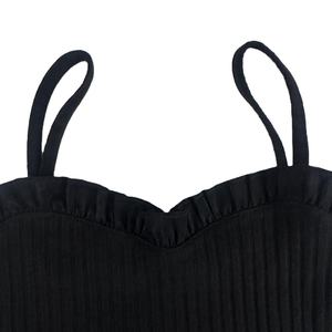 Haute qualité femmes dentelle broderie sport soutien-gorge sans couture Camisole haut court sangle réglable coton - Product Image 3