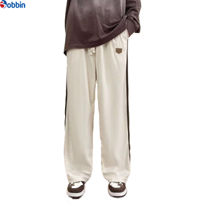 Pantalones holgados de estilo único para hombre, en oferta online, cómodos, al mejor precio, con franjas laterales, para otoño. - Product Image 1