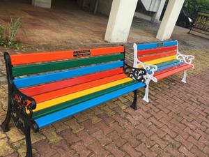 <b>Wooden</b> Metal Garden <b>Bench</b> Home Hotel Garden Seating Durable Yard <b>Bench</b> Indoor Outdoor Furniture Premium Park Seat - Product Image 3