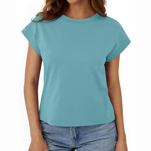 Camisetas Cortas Cómodas para Mujer, Alta Calidad, Gran Venta, Tallas Grandes, Diseño Personalizado, Nueva Llegada, Secado Rápido - Product Image 4