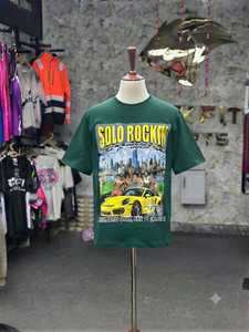 เสื้อยืดโอเวอร์ไซส์ลายกราฟิกสั่งทำพิเศษ ผ้าฝ้าย 100% สไตล์สตรีทแวร์สำหรับผู้ชาย เสื้อยืดพิมพ์ลายวินเทจ เนื้อผ้าหนา ใส่สบายสำหรับฤดูร้อน - Product Image 6