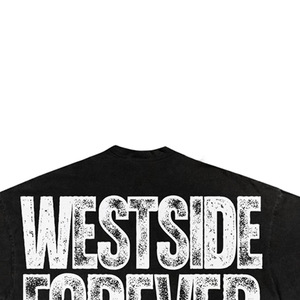 Custom Printing Available <b>Men's</b> <b>Black</b> Oversized T-Shirt Short Sleeve O-Neck Streetwear Jersey Print Back Logo - Product Image 2