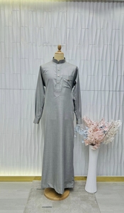 Perfect Arabic Kandora Traditional with Premium Breathable Fabric Long Sleeve Islamic Wear for Prayer Ramadan and <b>Eid</b> Occasions - Product Image 5