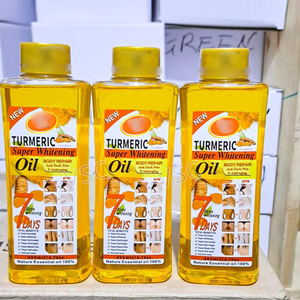 Huile de graines de curcuma 100% originale, huile essentielle pure, formule super blanchissante, hydratant éclaircissant pour le visage et le corps, correcteur de taches brunes - Product Image 1