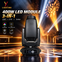 Projecteur LED mobile 400W CMY+CTO BSW 3-en-1 Beam Spot Wash pour scène avec RDM