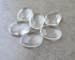 Cristal de Cuarzo Natural, Gema Ovalada, Cabujón Briolette Calibrado, Piedra Suelta para Joyería, Manualidades y Suministros - Product Image 6