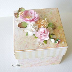 Vintage <b>Floral</b> Organizer <b>Box</b> Decorative Jewelry Gift <b>Box</b> Elegant Wedding Favor <b>Box</b> - Product Image 2