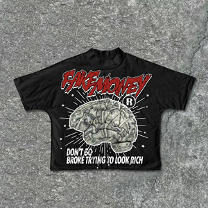 Men Vintage American T-<b>Shirt</b> Digital Printed <b>Y2k</b> Loose Short Sleeve Round O-Neck Cotton Streetwear Men T <b>Shirts</b> - Product Image 5