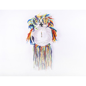 Attrape-rêves Hibou Arc-en-ciel - Ajoute une touche de couleur et de fantaisie à votre espace - Product Image 1