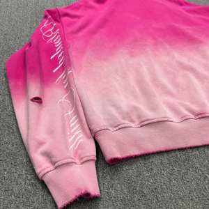 Sudadera con Capucha Extra Grande para Hombre, Estilo Desgastado por el Sol, con Detalles Desgastados y Acabado Vintage Streetwear - Product Image 2