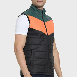 Gilet matelassé d'automne pour homme, multipoches, tactique, respirant, coupe-vent, pour la pêche et la chasse en extérieur, logo personnalisé OEM, vente en gros, usine, en vrac - Product Image 2