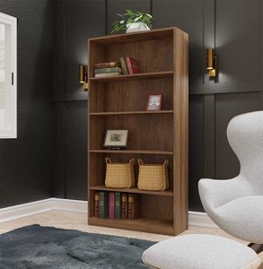 Modern Wooden <b>Bookcase</b> Modular Design Freestanding Home Office Furniture Living Room Storage Unit - Product Image 2