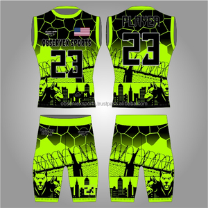 Uniformes de Fútbol Americano 7v7, Diseño Transpirable, Uniformes para Entrenamiento de Equipos 7 contra 7, Uniformes Juveniles para Juego de Flag Football 7v7 - Product Image 1