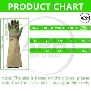 Gants de jardinage vert olive à manches longues avec design à manches allongées pour la plantation et la manipulation des plantes, gants de travail pour femmes et hommes - Product Image 6