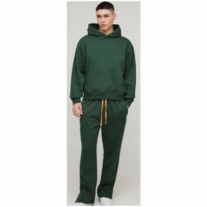 Chándal de moda con capucha de forro polar tecnológico para invierno, venta al por mayor de fábrica, bordado personalizado, con cremallera para hombre - Product Image 1