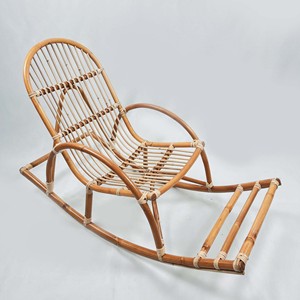 Silla mecedora de madera para niños pequeños, muebles infantiles sostenibles, suministro al por mayor de sillas mecedoras de ratán - Product Image 2