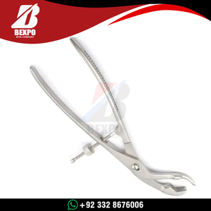 Pinzas de reducción ortopédicas de acero inoxidable con dientes serrados para sujeción ósea, 3mm y 8mm, rectas y curvas, para instrumentos médicos - Product Image 3