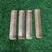 Peigne moderne en bois de Neem véritable de qualité supérieure, écologique, fait à la main, naturel, antistatique pour hommes et femmes, prix de gros