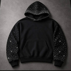 All Colors Custom Brand name <b>Rhinestone</b> <b>Hoodies</b> With Best Quality And unique Style Unisex Hoodie Pullover Sweatshirts - Product Image 1