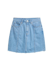 Jupes en denim tricotées moulantes pour femmes, écologiques, imperméables, personnalisables, formelles, unies, pour l'hiver - Product Image 2