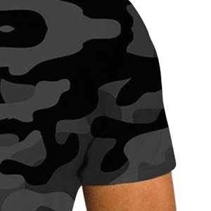 เสื้อยืดแขนยาวคอตตอนสตรีทสไตล์เรโทรลำลองพิมพ์ลายและเสื้อเชิ้ตลายพราง เสื้อยืดแขนสั้นพิมพ์ลายพรางสำหรับผู้ชาย - Product Image 6