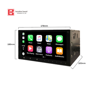 Système de navigation multimédia pour voiture avec écran tactile sans fil CarPlay Android Auto Bluetooth WiFi GPS pour Toyota Prius C (LHD) 2012 - Product Image 1