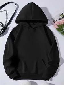 Sweat-shirts à capuche vierges pour femmes, personnalisables avec impression en relief, décontractés et oversize, à prix bas, vente en gros - Product Image 6