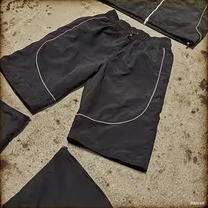 Vêtements de jogging personnalisés, veste coupe-vent et pantalon de survêtement, fermeture éclair, logo personnalisé, coupe-vent en nylon, ensembles de survêtements - Product Image 3