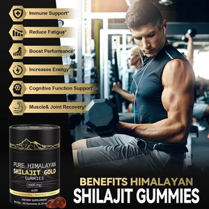 Gomitas de Shilajit Puro del Himalaya OEM para Aumentar la Fuerza, la Resistencia y la Energía, Gomitas de Shilajit con Sabor Premium a Tamarindo para Hombres y Mujeres - Product Image 3