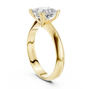 ชุดแหวนแต่งงานแฟชั่น Aries Jewel Classic ทองคำแท้ 14K เพชรเจ้าหญิงทรงเหลี่ยม 1.5 กะรัต เพชรเพาะเลี้ยงในห้องปฏิบัติการ IGI ของขวัญวันครบรอบ - Product Image 4