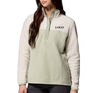 Sweat-shirt pour femmes avec design en blocs de couleur pour les acheteurs en gros avec service OEM avec conception de logo personnalisé Tissu de haute qualité pour le confort - Product Image 1