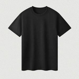 เสื้อยืดคอกลมทรงหลวม แขนสั้น ผ้าฝ้ายซูพีมา 100% คุณภาพสูง 210gsm เนื้อผ้าหรูหรา นุ่มลื่น เย็นสบาย ไม่ยับง่าย สำหรับผู้ชายและผู้หญิง - Product Image 2