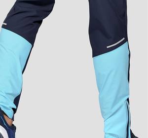 ชุดเซ็ตวอร์มกีฬาผู้ชาย 2 ชิ้น ผ้าโพลีเอสเตอร์แห้งเร็วแบบกำหนดเอง ผสมไนลอนสีตัดต่อ สำหรับออกกำลังกายกลางแจ้งและฝึกซ้อม - Product Image 6