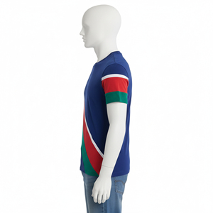 เสื้อยืดคอกลมแขนสั้นทรงปกติสำหรับผู้ชาย ผ้าคอตตอนหวีถักน้ำหนัก 180 กรัม สีพื้น - Product Image 3