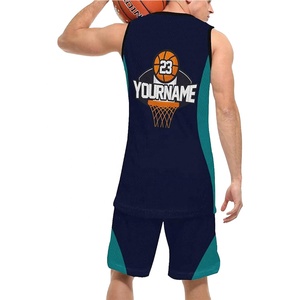 Conjuntos de Camisetas de Baloncesto Sublimadas Personalizadas de Alta Calidad, Transpirables, Tallas Grandes, Logotipo y Nombre Personalizados, MOQ Bajo, Venta al Por Mayor - Product Image 3