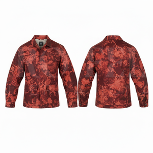 Chemise de camouflage à manches longues 100 % haute qualité, vêtement d'extérieur respirant et léger, veste de travail utilitaire avec motif personnalisé - Product Image 4