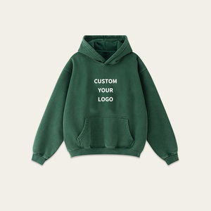 Custom Unisex Breathable Hooded Waterproof Acid Wash 100% Cotton Solid <b>Retro</b> 2 1 Sets <b>Tracksuit</b> Heavyweight Regular Fit Elastic - Product Image 3