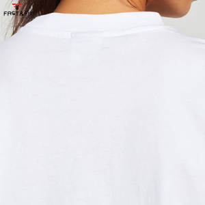 Camiseta de Verano para Mujer, 100% Algodón Ecológico, Corte Holgado, con Impresión de Logotipo Personalizado, Superventas - Product Image 6