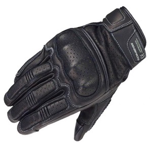 Gants en cuir à doigts entiers avec fermeture auto-agrippante pour le cyclisme, équipement d'été pour hommes - Product Image 6