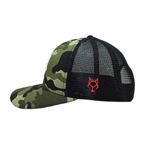 OEM/ODM Chapeau de camionneur à 6 panneaux Casquette de chasse camouflage de haute qualité Casquette snapback pour hommes femmes Logo de broderie personnalisé fabriqué au Vietnam - Product Image 3