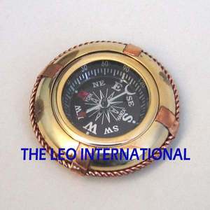 Boussole Nautique Légère Finition Brillante pour Décoration & Accessoires de Mariage, Noël, Remise de Diplôme, Bureau - Product Image 3