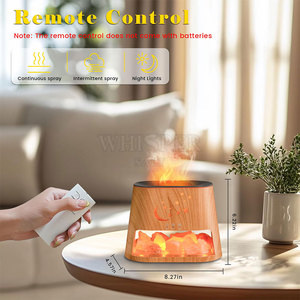 Difusor de Aroma de Sal del Himalaya Tallado con Diseño Elegante y Acabado de Cristal Natural, Estilo Moderno, Alta Calidad, Hecho en Pakistán - Product Image 5
