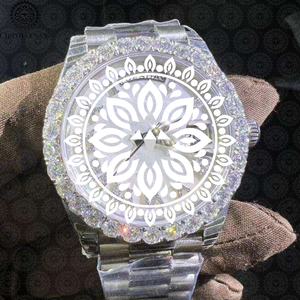 Charm Jewells Luxury Stainless Steel Round <b>Watch</b> 38mm Analog Sapphire Crystal Luminous Quartz Movement Women Fashion - Product Image 3