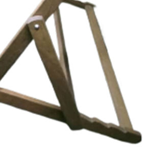 Blue White Striped <b>Folding</b> Wood <b>Beach</b> <b>Chair</b> for Outdoor Patio - Product Image 2